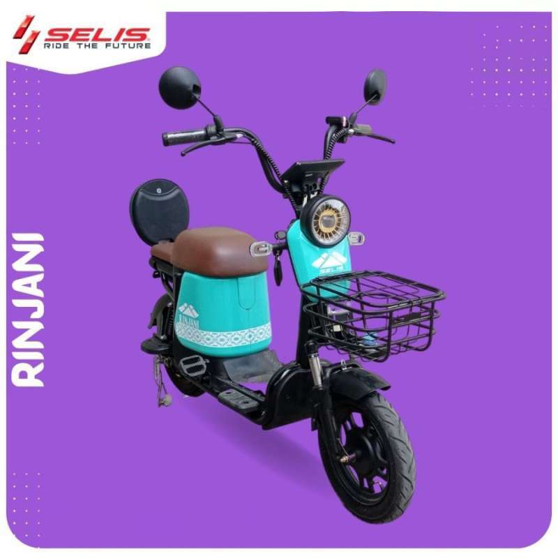 Jual Sepeda Listrik Selis Tipe Rinjani Electric Bike EBike 48 Volt 12 Ah [Harga Belum Termasuk