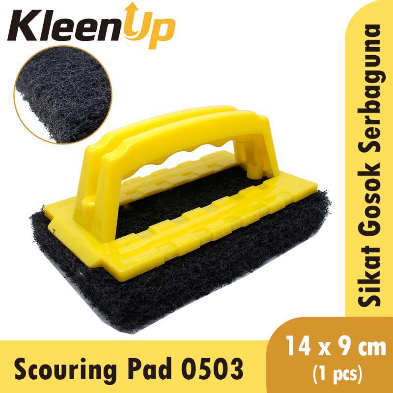 Promo Kleen Up Scouring Pad Sikat Lantai Serbaguna WC Toilet brush 0503