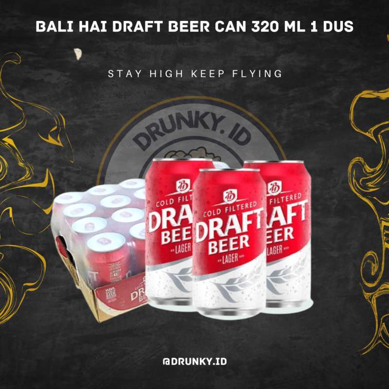 Jual Bali Hai Draft Beer Can 320 Ml 1 Dus Di Seller Drunky.id Wiyung, Kota Surabaya Blibli