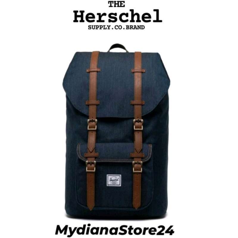 Jual Herschel Little America Backpack 25L Indigo Denim OS Bag di