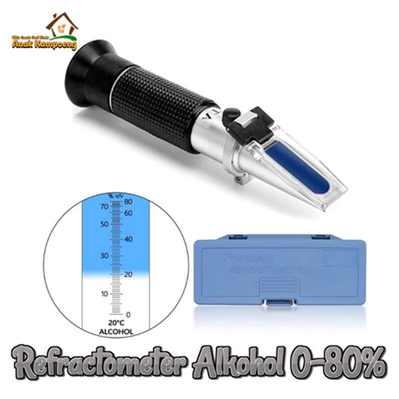 Promo Refractometer Alkohol 080 Alat Tes Ukur Kadar Alkohol