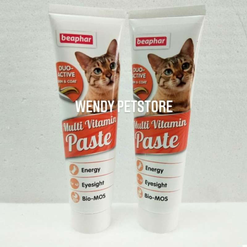 Jual Vitamin Beaphar Multivitamin Paste Duo Active For Cat 100Gr di