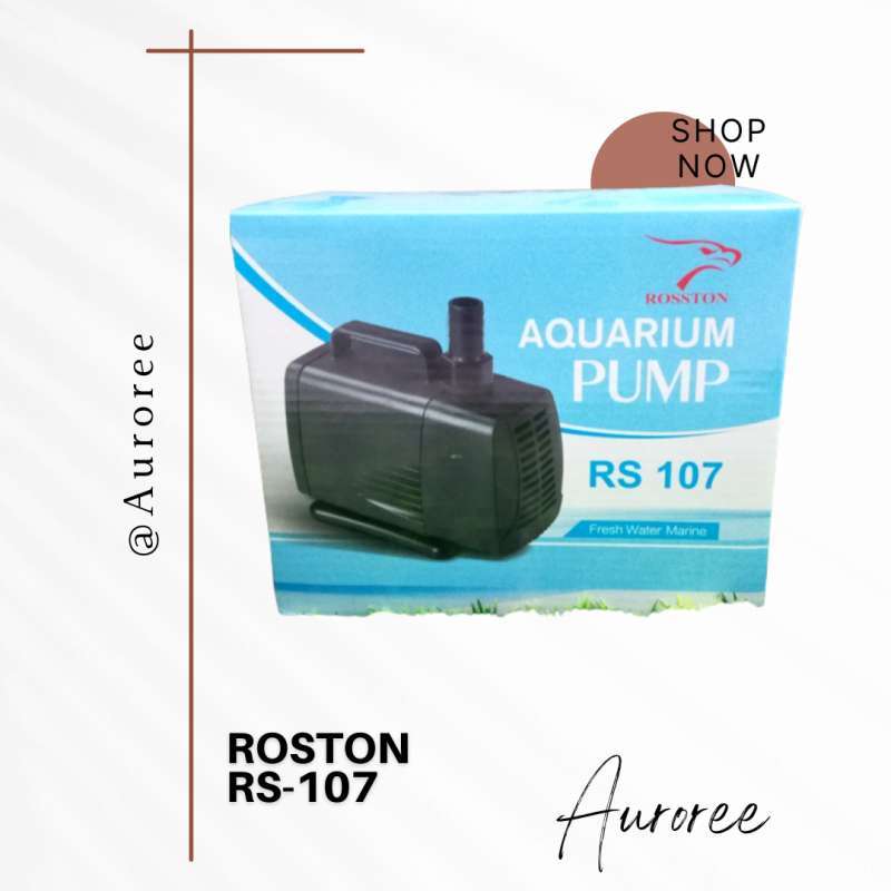 Jual POMPA KOLAM/ POMPA AQUARIUM ROSSTON RS 107 WATER PUMP/POMPA AIR