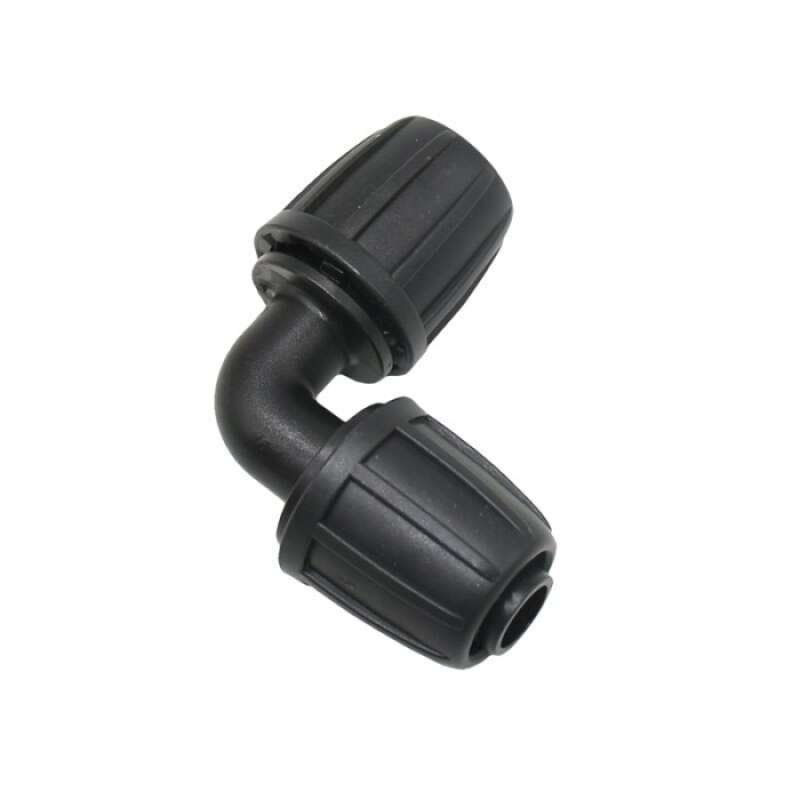 Jual Konektor Elbow barb Lock Nut 16 mm Connector Elbow 16 mm lock nut