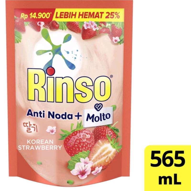 Varian Rinso Jual Rinso Molto Deterjen Cair Korean Strawberry Liquid 565ml di Seller ...