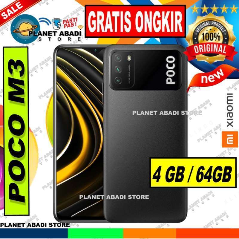 Jual XIAOMI POCO M3 [4GB-64GB] NEW. SEGEL GARANSI RESMI di Seller ...