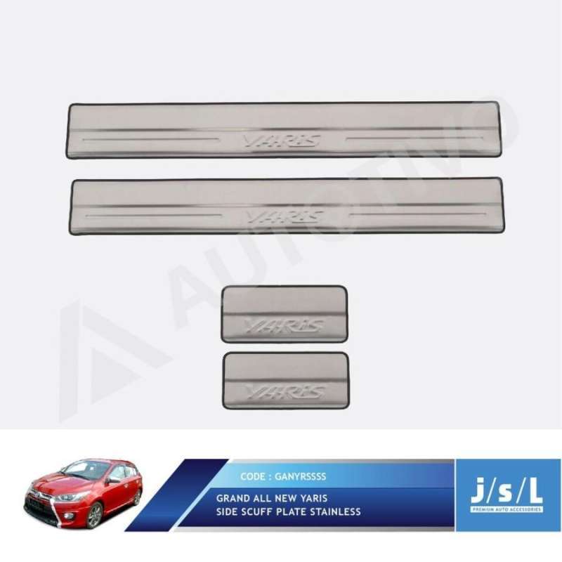 Jual Sillplate Sill Plate Samping Grand All New Yaris Stainless Di