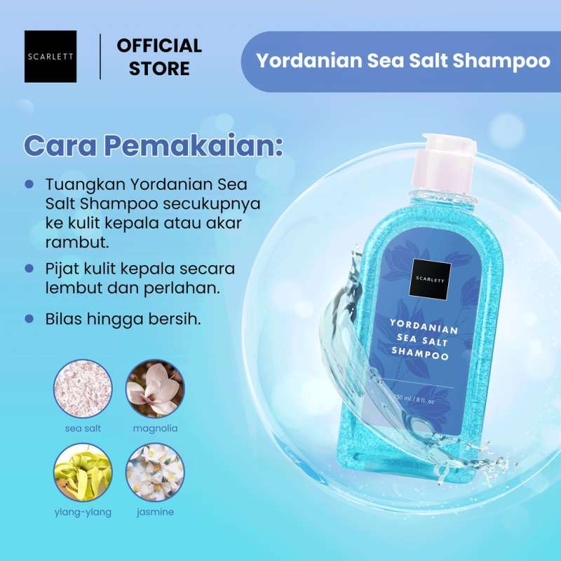 Promo Scarlett Yordanian Sea Salt Hair Care Package Paket Hemat
