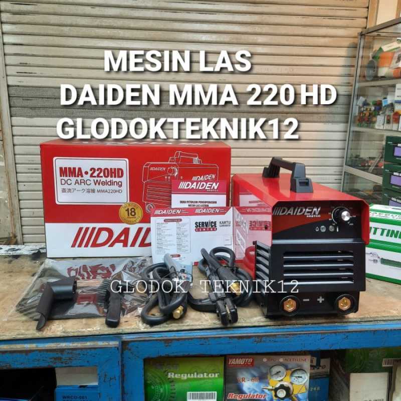 Promo MESIN LAS DAIDEN MMA 220HD TRAFO / TRAFO LAS INVERTER LAS DAIDEN