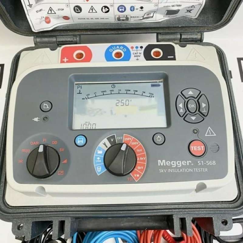 Jual Megger S1568 5 Kv Dc Insulation Resistance Tester S1 568 Di