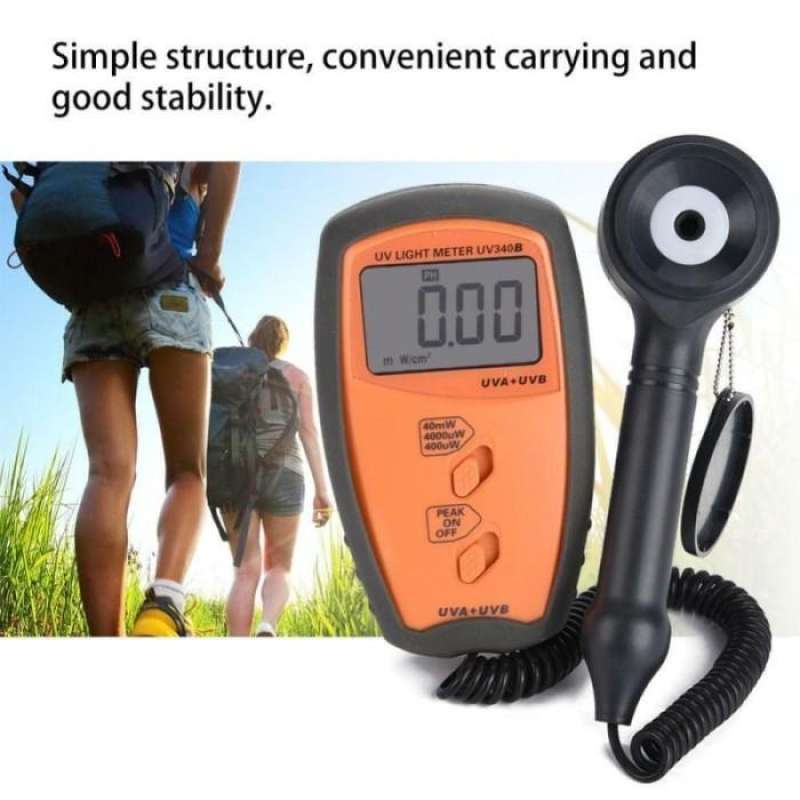 Jual Uv Light Meter Uv340b Uva Uvb Ultraviolet Uv A B Detector Tester