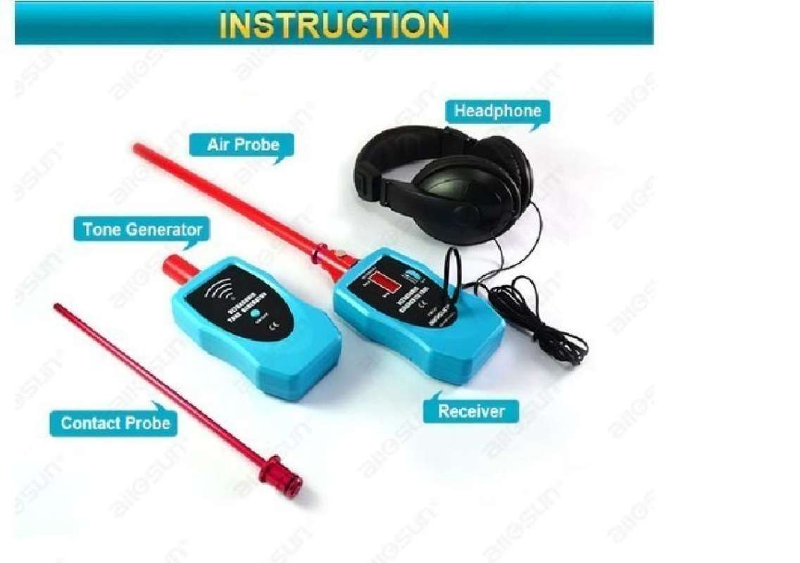 Jual allsun EM2280 Ultrasonic diagnostic Mechanical Wear Leak Detector