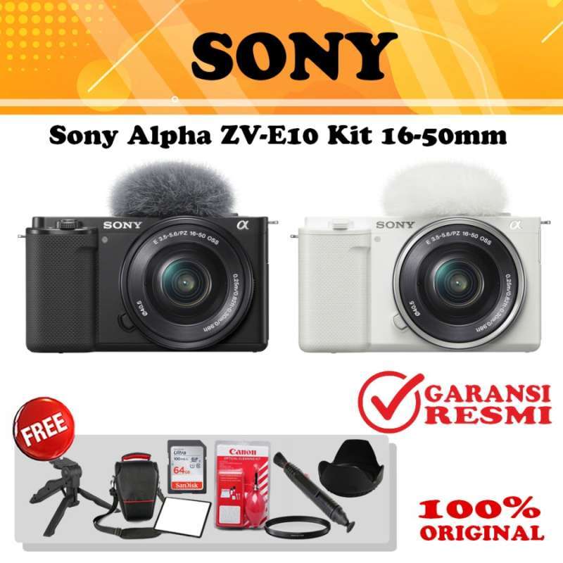 Jual Sony Alpha Zv-e10 Kit 16-50mm Mirrorless Camera - Zve10 - Zve-10 ...