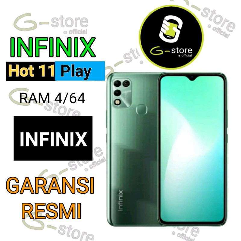 Jual INFINIX HOT 11 Play 4/64 GB GARANSI RESMI di Seller Gstore.id ...