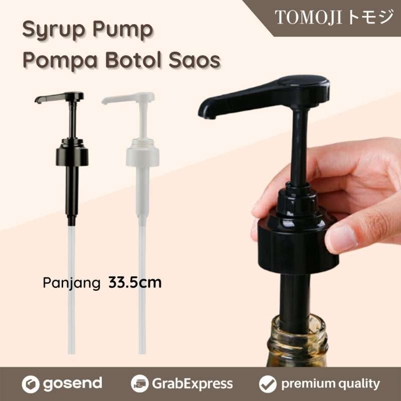 Jual Tomoji Syrup Pump Pompa Botol Sirup Pump Saus Universal di