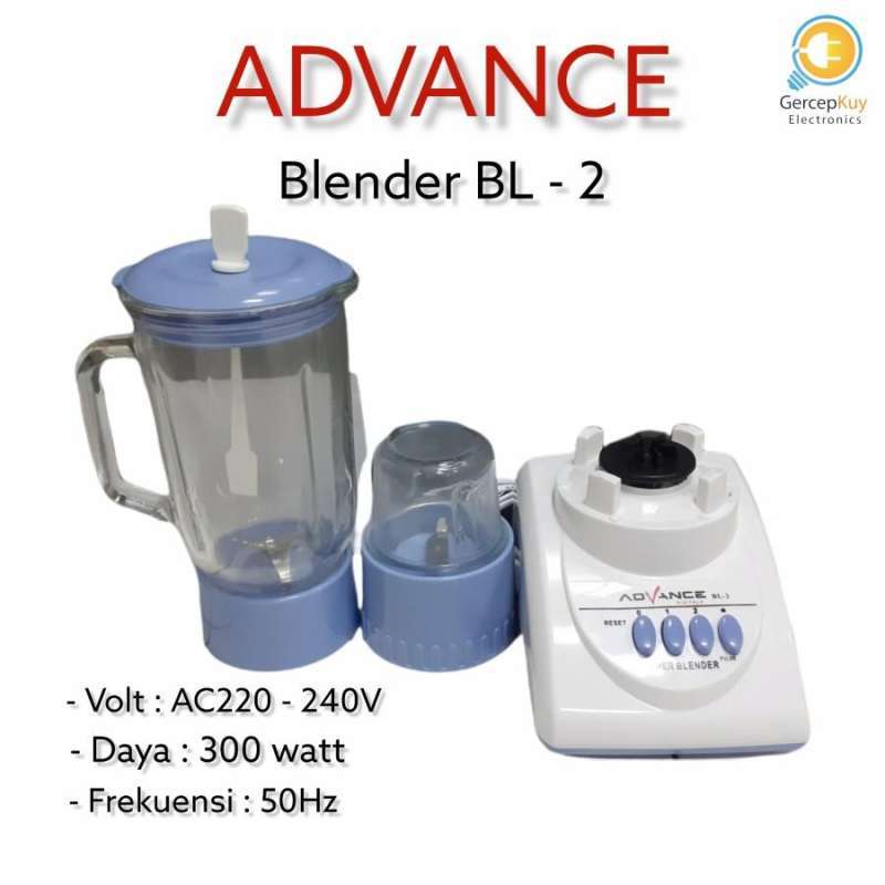 Jual Blender Kaca Advance 2 in 1 BL-2 Kapasitas 1.5L di Seller
