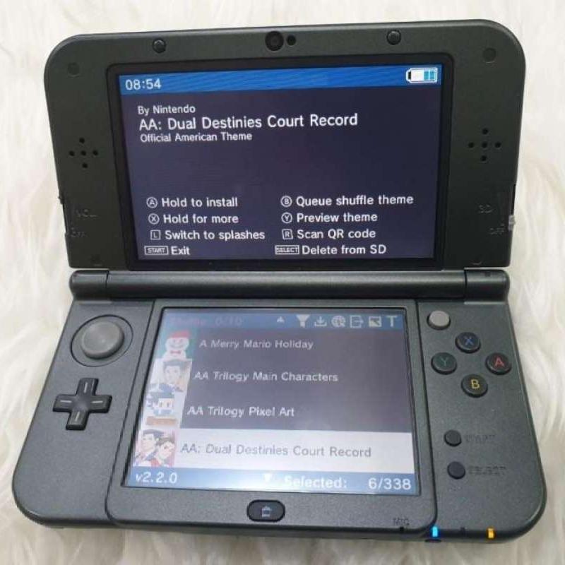 Jual Nintendo New 3DS XL New 3DSXL Black ORI USA 1800 GAME EMU CHEAT