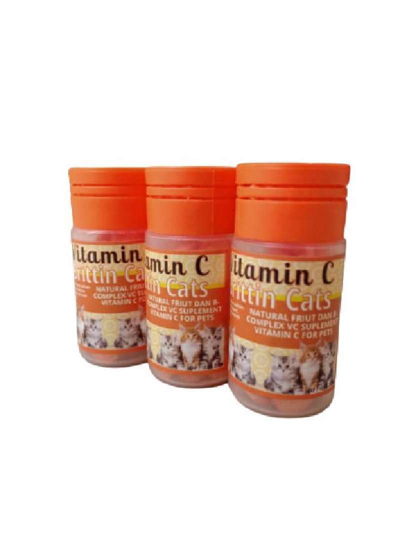 Jual Vitamin C Kucing Vitamin Kucing Brittin Cats Penambah Imun