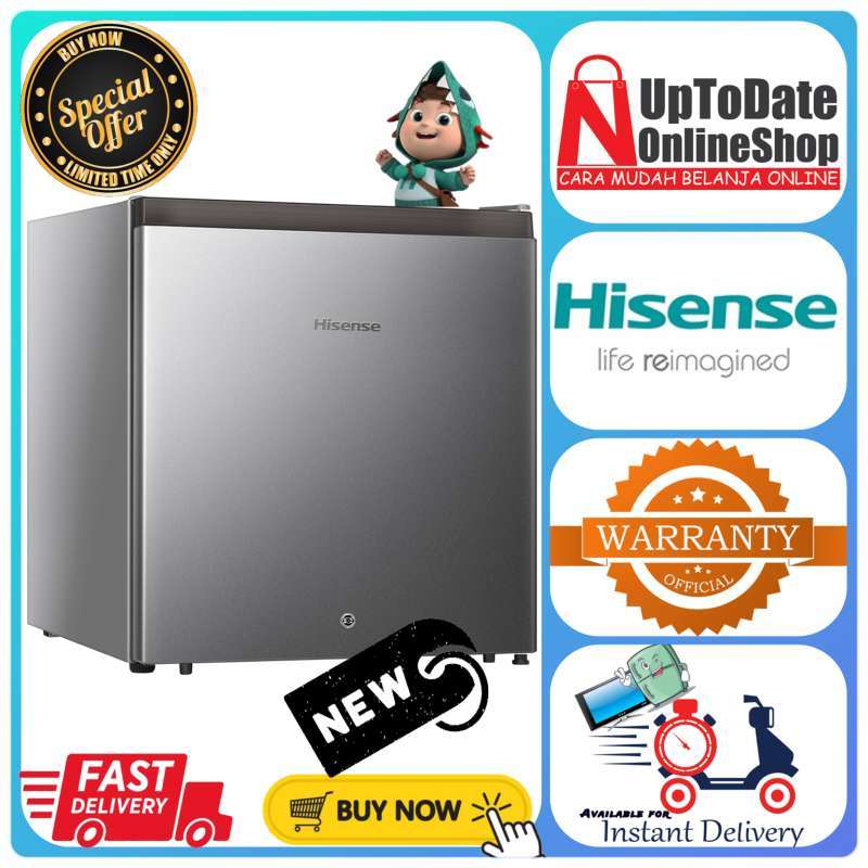 Promo KULKAS PORTABLE MINI BAR HISENSE RR68D4IGN RR68 RR68D 4IGN SUPER