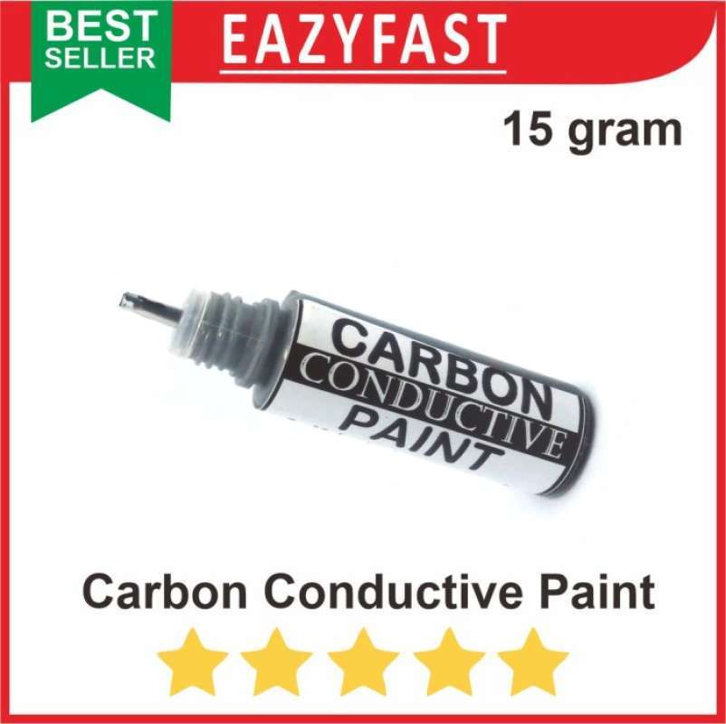 Jual Carbon Conductive Suntik 15gr 15 gr Paint Glue Tinta Listrik Jalur