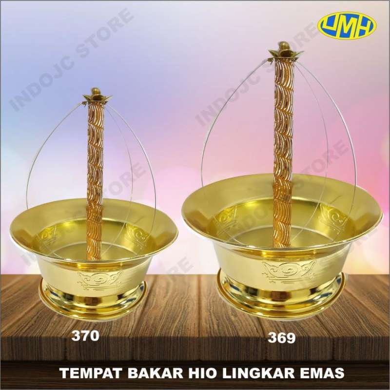 Jual Tempat Bakar Hio Lingkar Tahio Emas di Seller indojcstore ...
