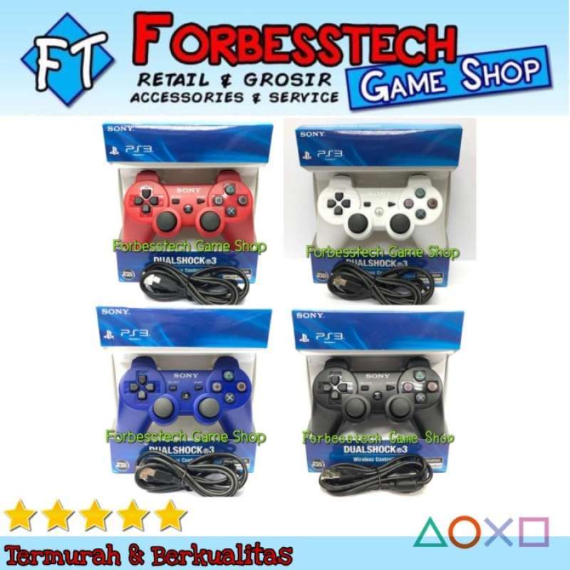 Jual Stik Stick Joystick Sony PS3 Wireless Controller OP + Kabel USB