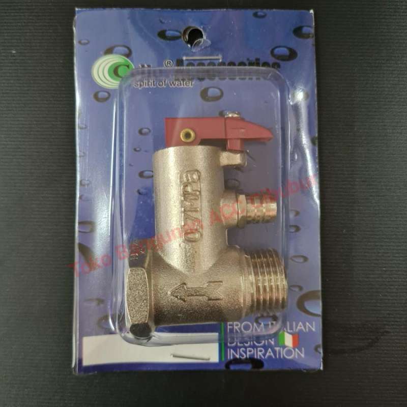 Jual Safety Valve Water Heater 1/2 inch Ariston Modena di Seller TB ACC