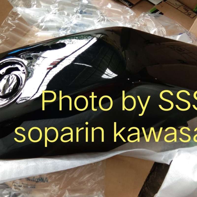 Jual tangki ninja r hitam polos di Seller Cintamotormu - Duri Kepa