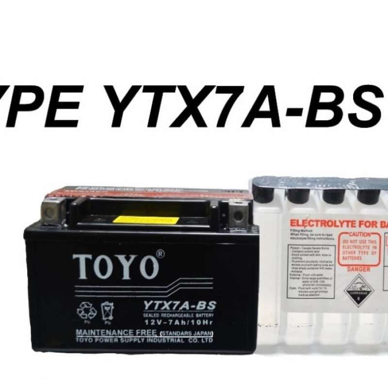 Jual AKI KERING TOYO YTX7A - BS Minerfa Cymco di Seller Alfa Auto Race