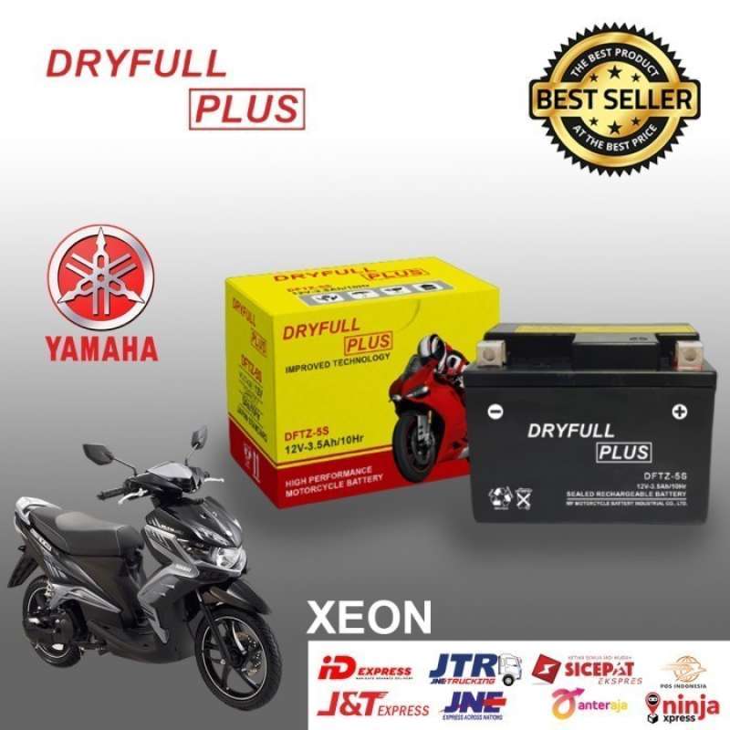 Jual aki motor xeon yamaha Mf Dry Full Gtz5s GS yuasa motobatt di
