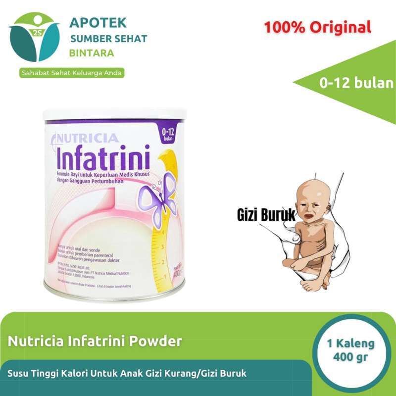 Jual Nutricia Infatrini Powder Susu Bayi dengan Gizi Kurang/Gizi Buruk