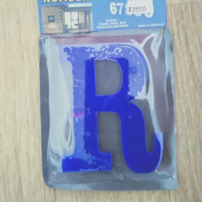 Jual GM label acrylic huruf R uk 10cm di Seller Gading Murni Ayani ...
