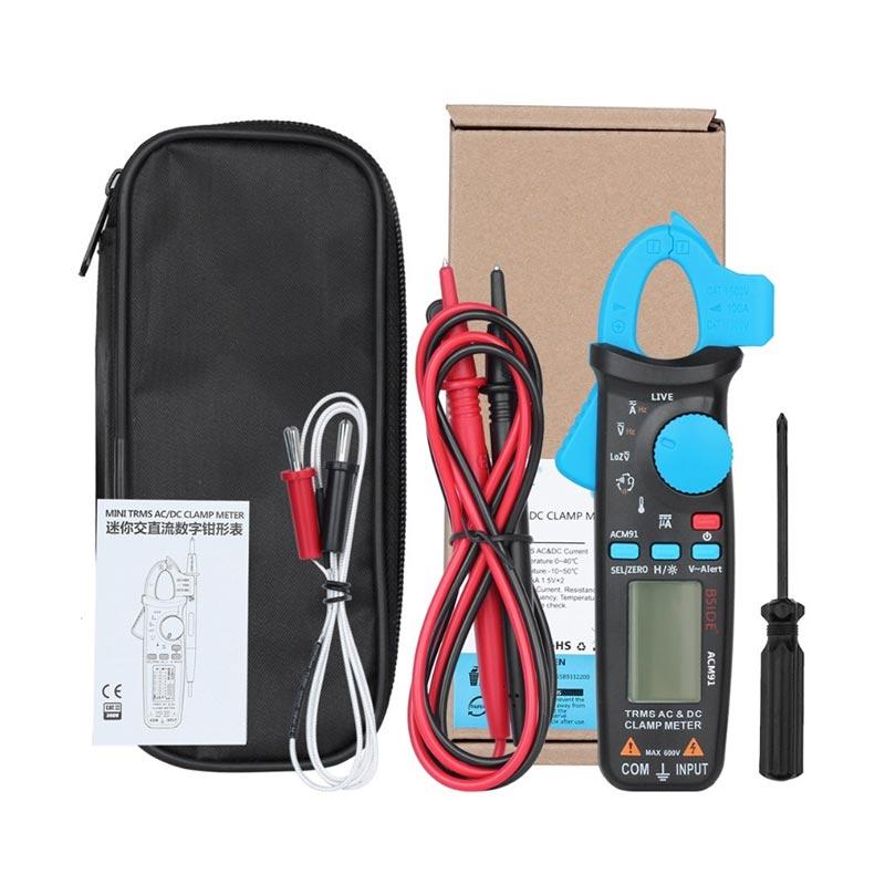 Jual BSIDE ACM91 Digital ACDC Current Clamp Meter AutoRange Car Repair TRMS Multimeter NCV