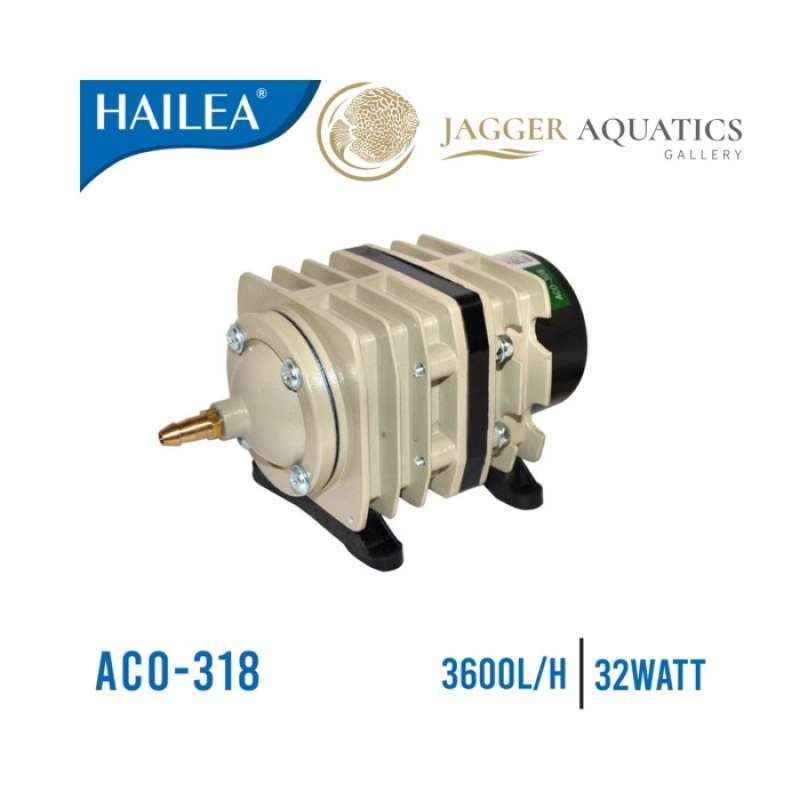 Promo Hailea ACO-318 Electromagnetic Air pump pompa udara Aerator ...