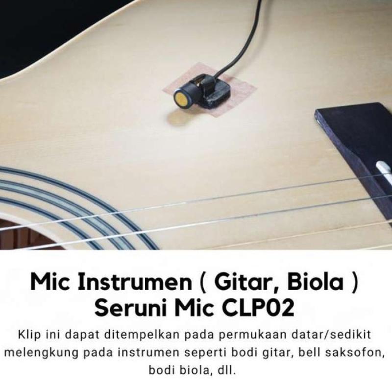Jual Mic Instrumen Seruni Microphone Clp02 Biola, Gitar, Violin Di