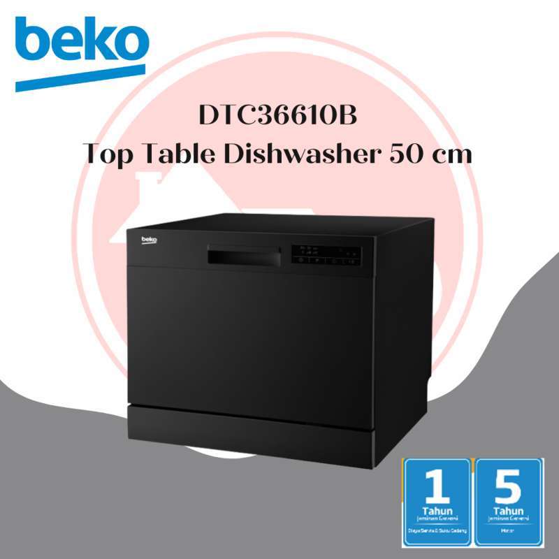 Jual DISHWASHER BEKO DTC36610B TOP TABLE 50CM di Seller RUMAHKU