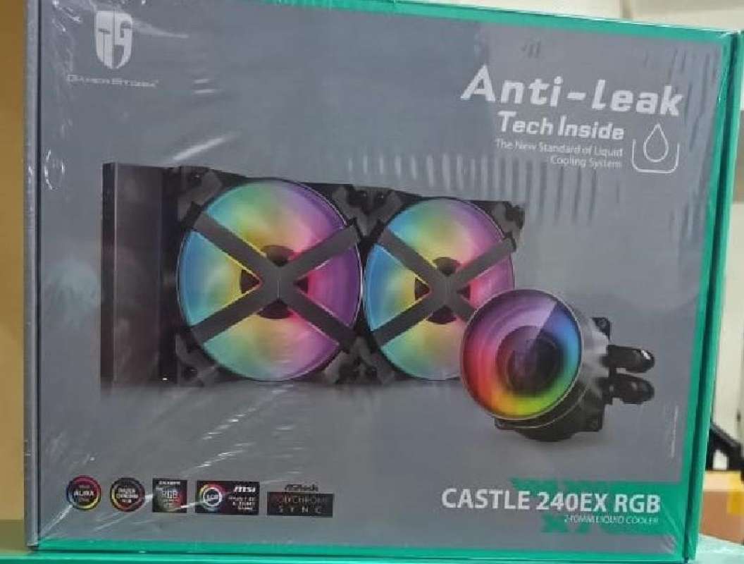 Jual DeepCool CASTLE 240EX RGB AIO Liquid CPU Cooler Support Intel AMD