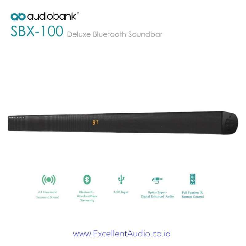 Jual Audiobank SBX100 Deluxe bluetooth two channel soundbar di Seller