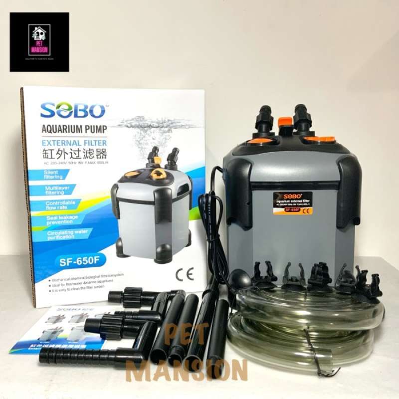 Jual Sobo Sf650F Aquarium Pump External Filter Luar Canister Sf650F Sf