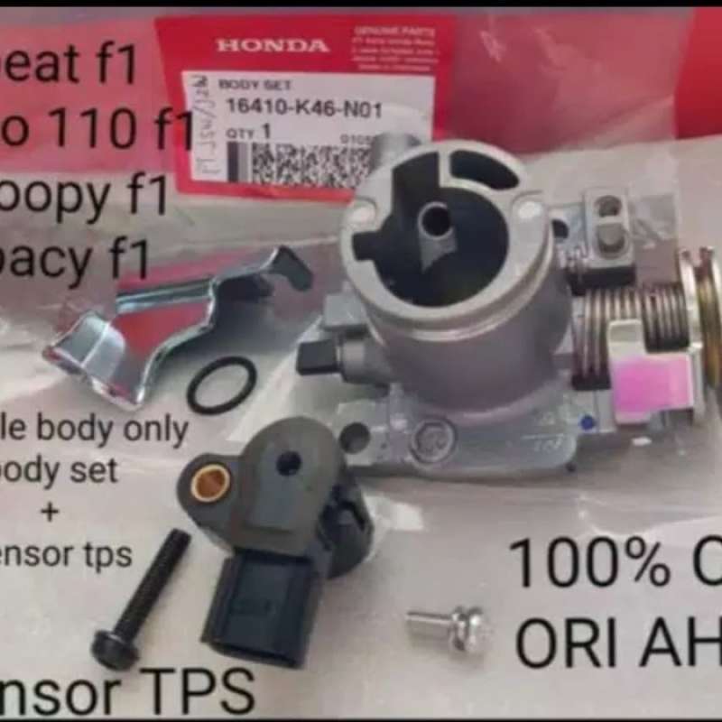 Jual throttle body only body set sensor tps beat f1 vario 110 f1 scoopy ...