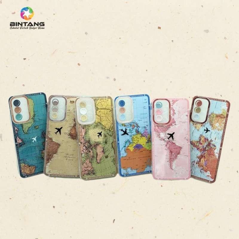 Jual CASE WORLD MAP REALME 9 PRO 5G, 8I, C35,9 PRO+ 5G, NARZO 50A, C11