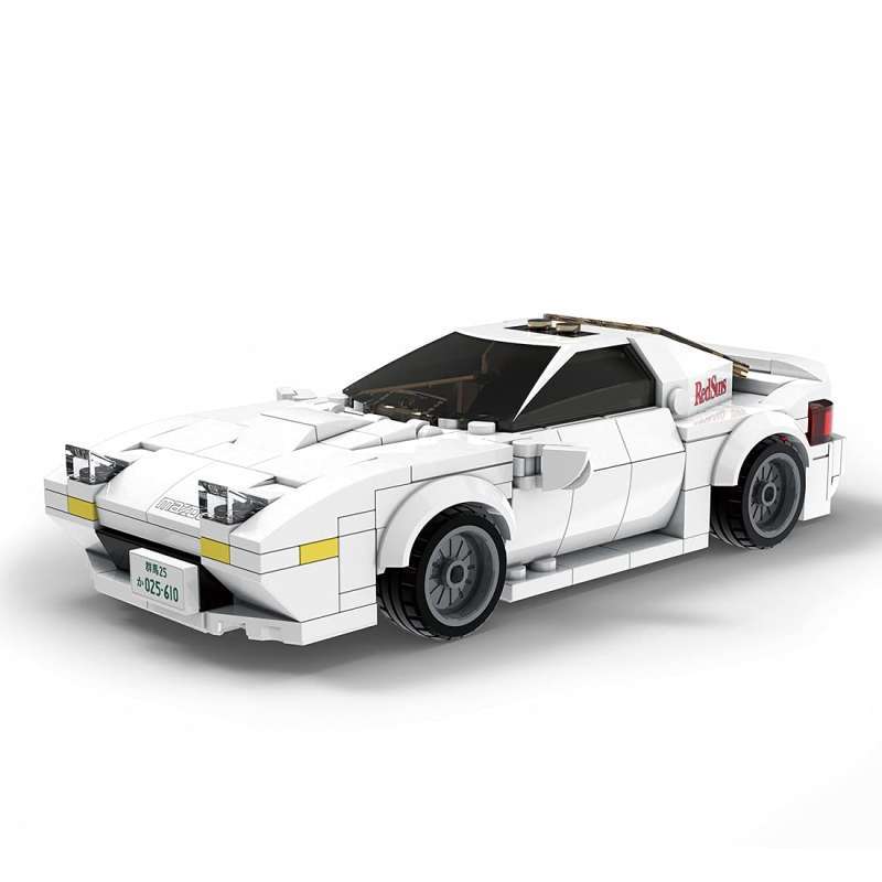 Set Costruzioni CaDA Mazda RX-7 FC3S Initial D | 282 Pezzi, Scala 1:24 | Giocattolo Per Bambini Da 4 Anni In Su