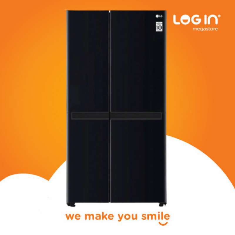 Jual LG GCB257JQBK Kulkas LG Side By Side INVERTER B257 257JQBK