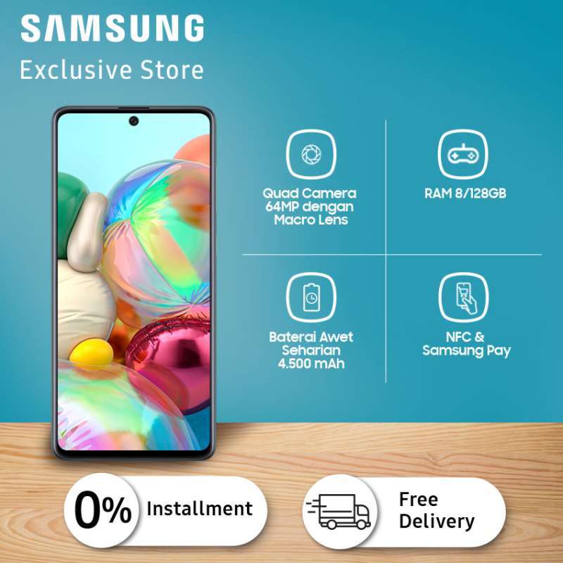 âˆš Samsung Galaxy A71 (prism Crush Blue, 128 Gb) Terbaru Septe   mber 2021