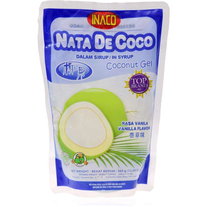 Jual Inaco Nata De Coco Vanila Minuman [360 g] di Seller Alfamidi ...