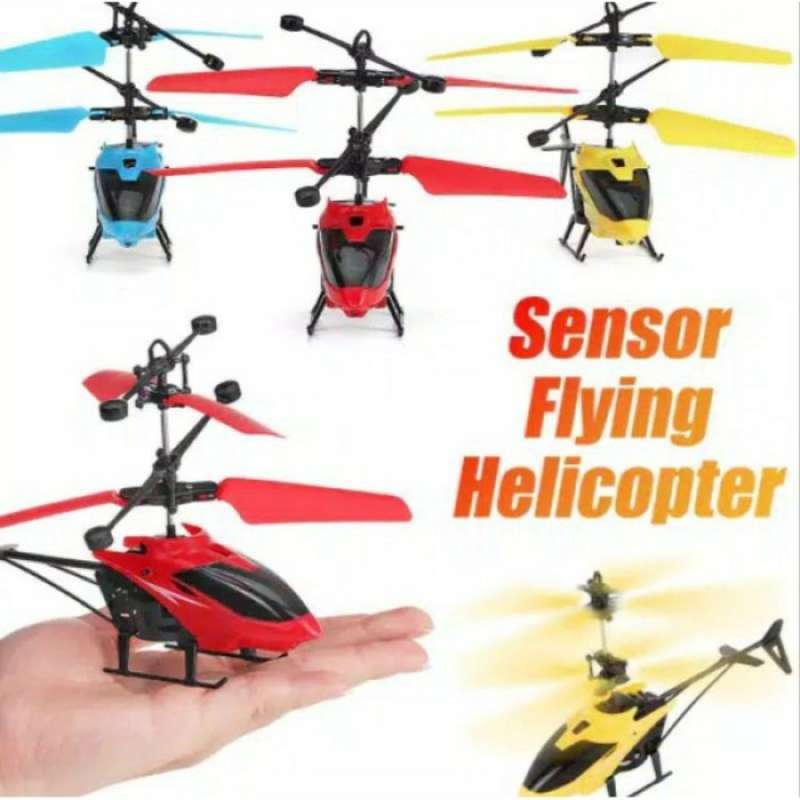 Jual Mainan RC Helicopter Drone Flying /Helicopter Sensor Tangan di Seller Sagee Shop Wanasari