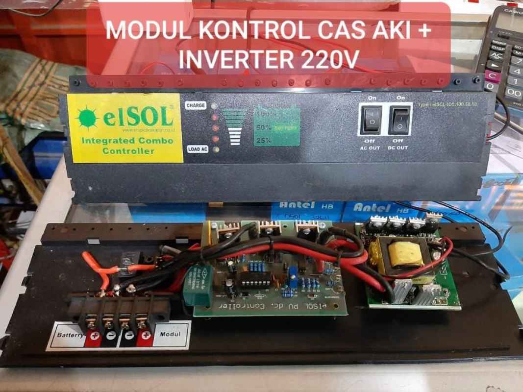 Jual MODUL INVERTER 12V TO 220V 100w PLUS KONTROL CAS AKI di Seller
