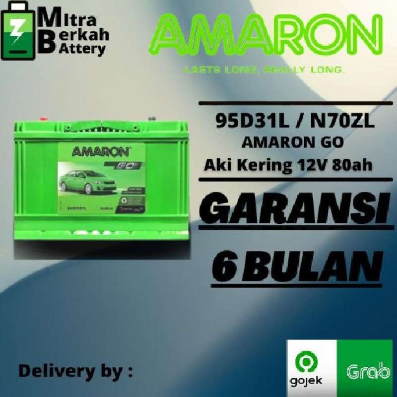 Jual AKI KERING MOBIL LAND CLUSHER 95D31L AMARON GO di Seller Mitra