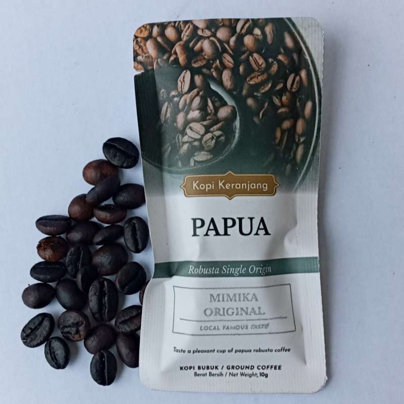 Jual Kopi Robusta Papua Sachet 10gr Di Seller Kopi Keranjang