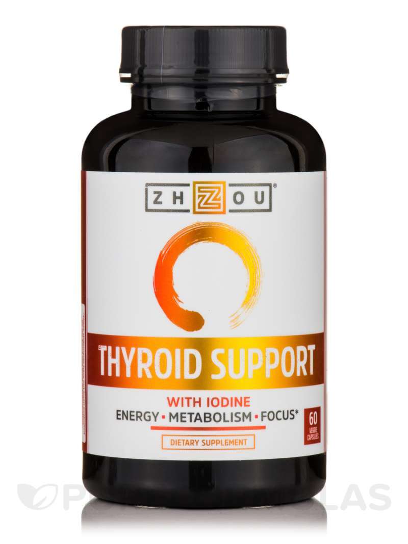 Jual (ORIGINAL) Zhou Nutrition Thyroid Support with Iodine 60 Veggie